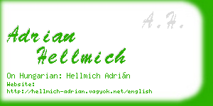 adrian hellmich business card