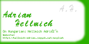 adrian hellmich business card